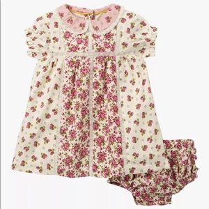 Boden 0-3 new in bag NWT floral dress and bloomers